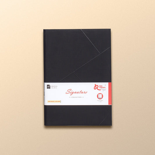 A5 Uber-Premium Notebook with Coloured-Edges